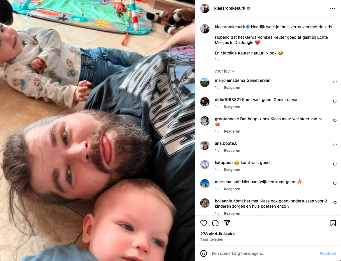 Klaas uit URK! met zijn kinderen